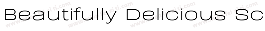 Beautifully Delicious Script Regula字体转换